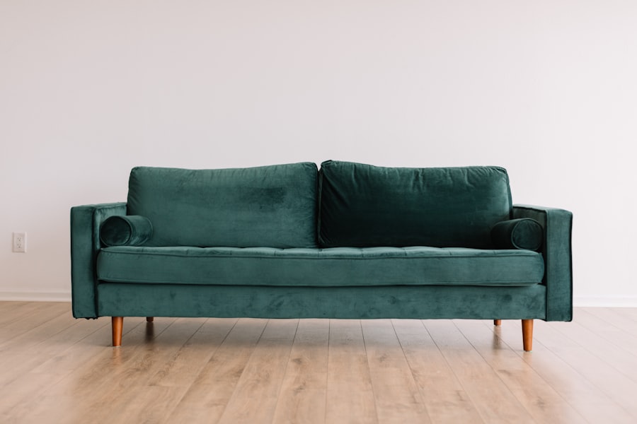 Ivory Linen Sofa